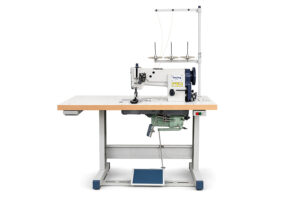 Read more about the article Two Needle Flat Bed Sewing Machine